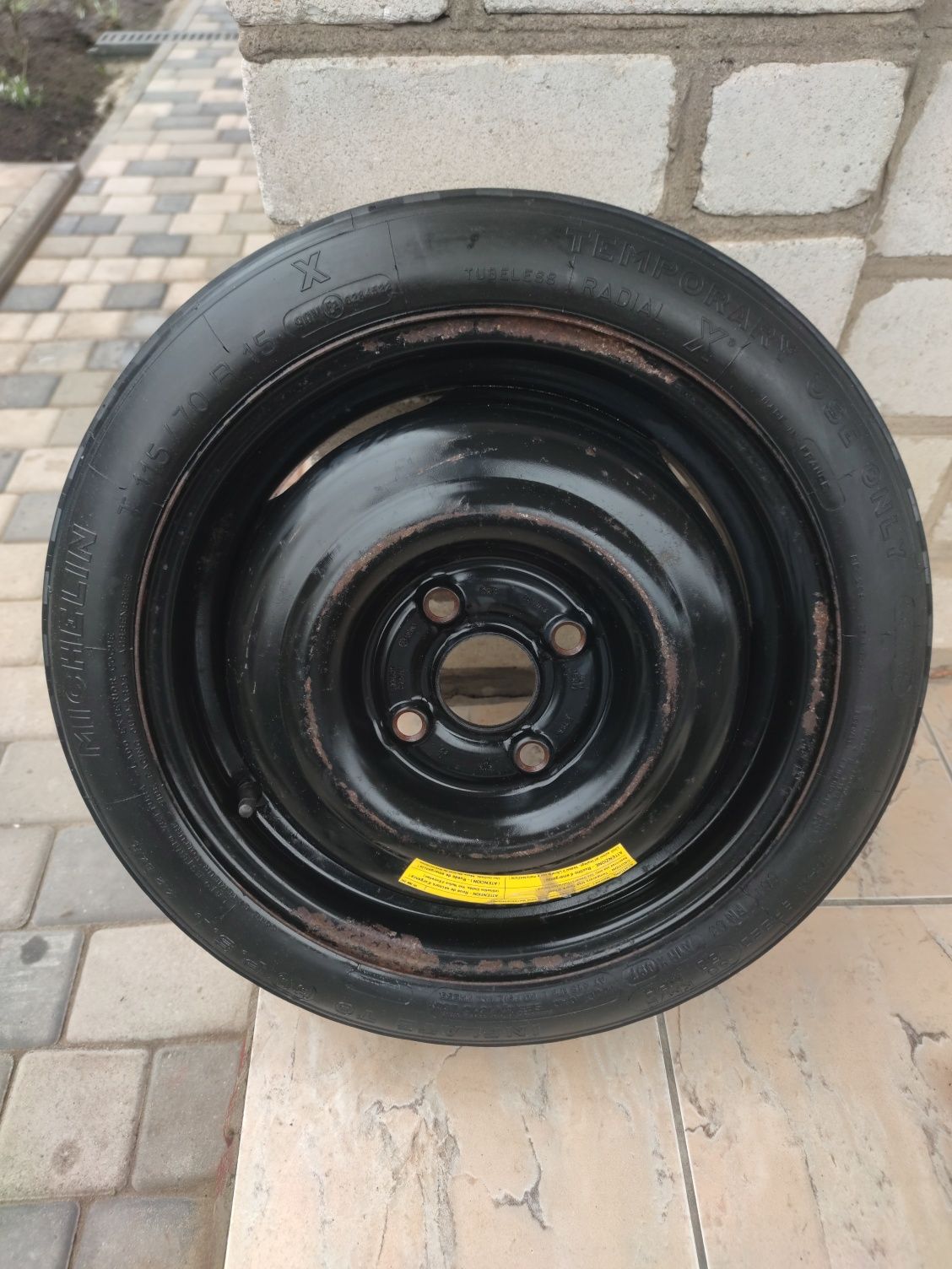 Докатка Audi 100-80 б3 R15 4*108 4J*15H2 ET58 433601025A Шина 115/70/R