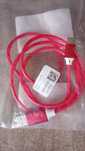 Swiecacy kable usb, nowe, typ C, czerwony