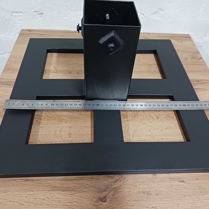 Stojak choinkowy loft 20 cm wysoki, 65 cm średnica, stabilny spawany