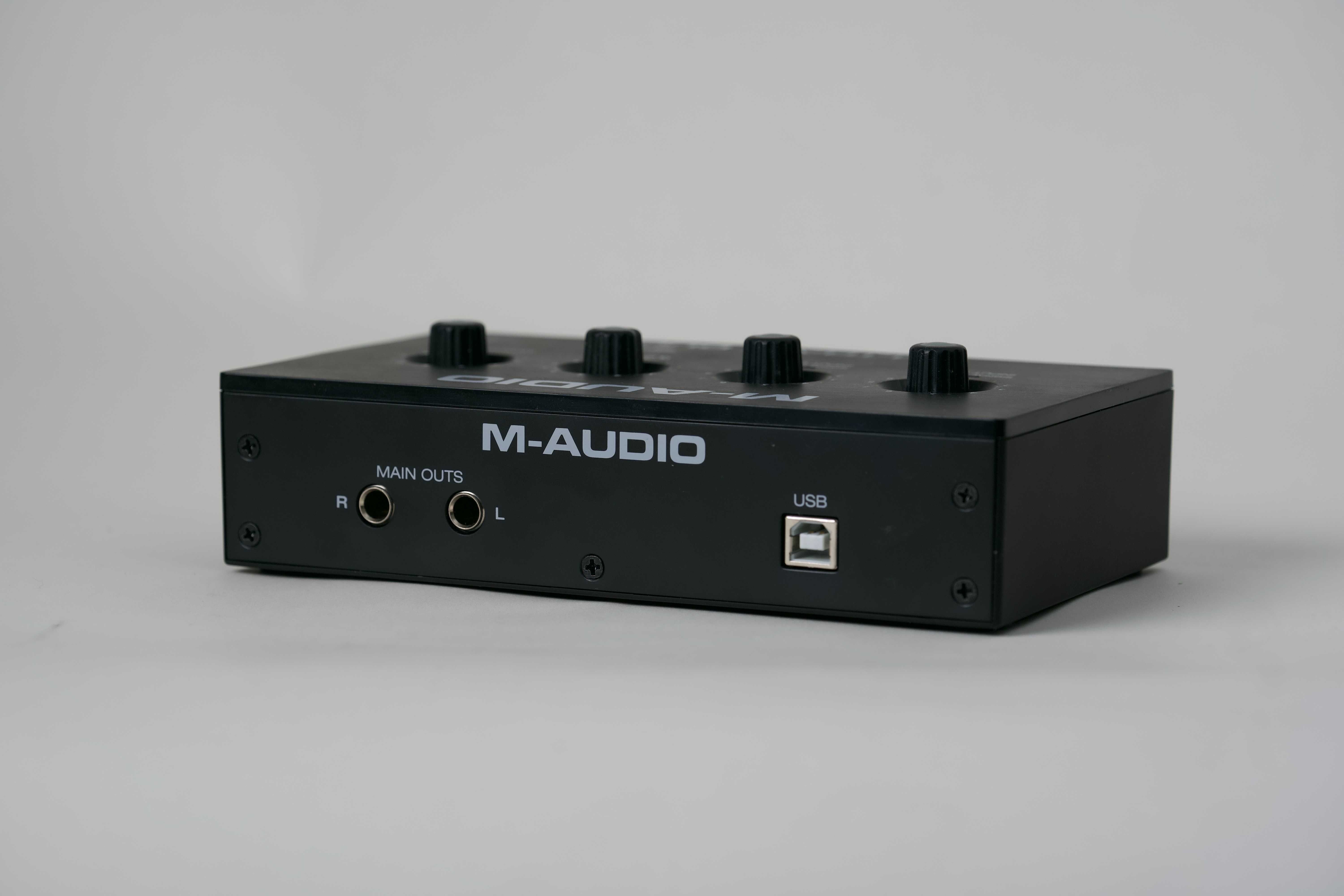 M‑Audio M‑Track Duo – Interface de Áudio USB | Usado (Como novo)