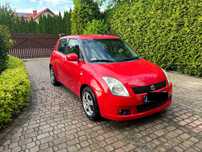 Suzuki Swift 1.3 Diesel | 2007 | Czerwony | Nowe opony i akumulator