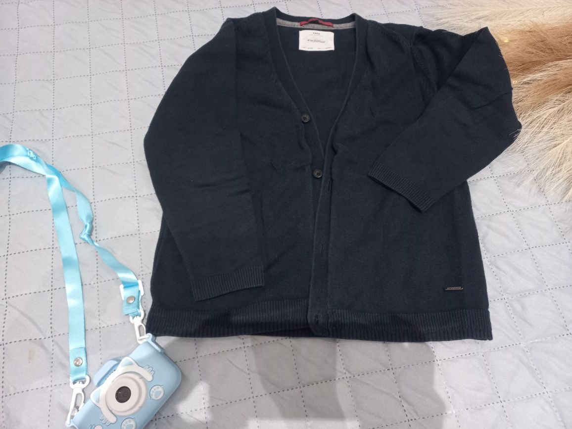 Sweter zara 122 granatowy