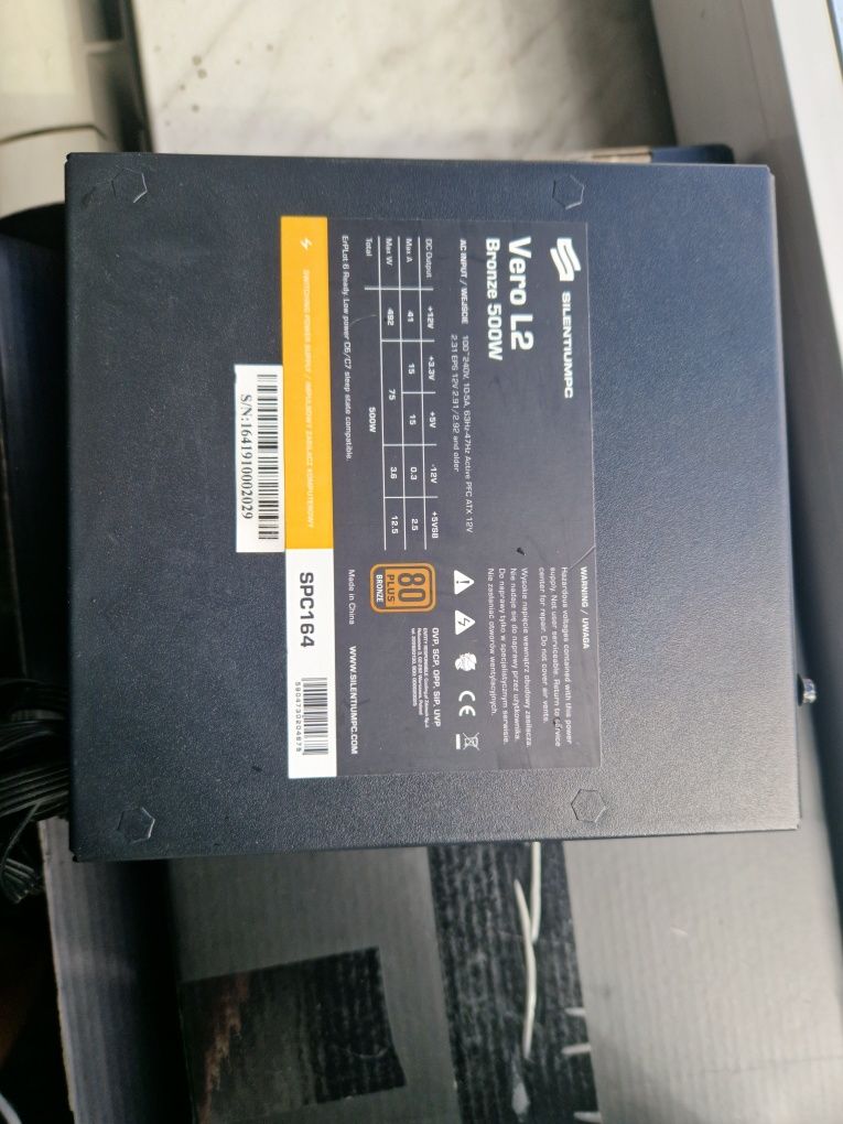 zasilacz vero l2 80plus bronze silentiumPC