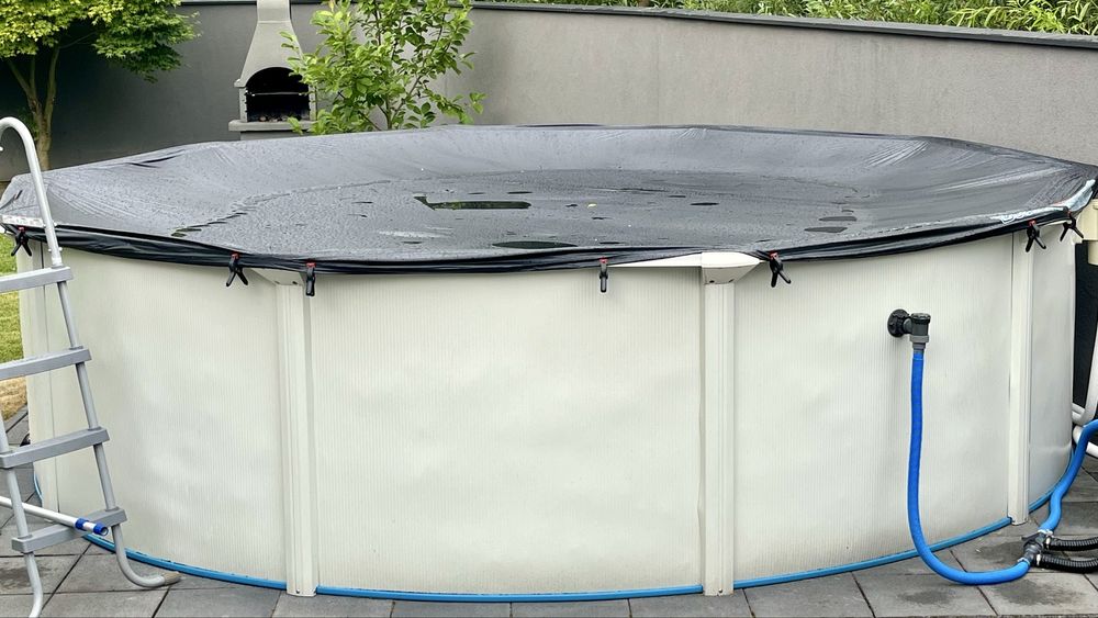 Basen caloroczny GRE, pompa ciepła caly zestaw 460x120cm