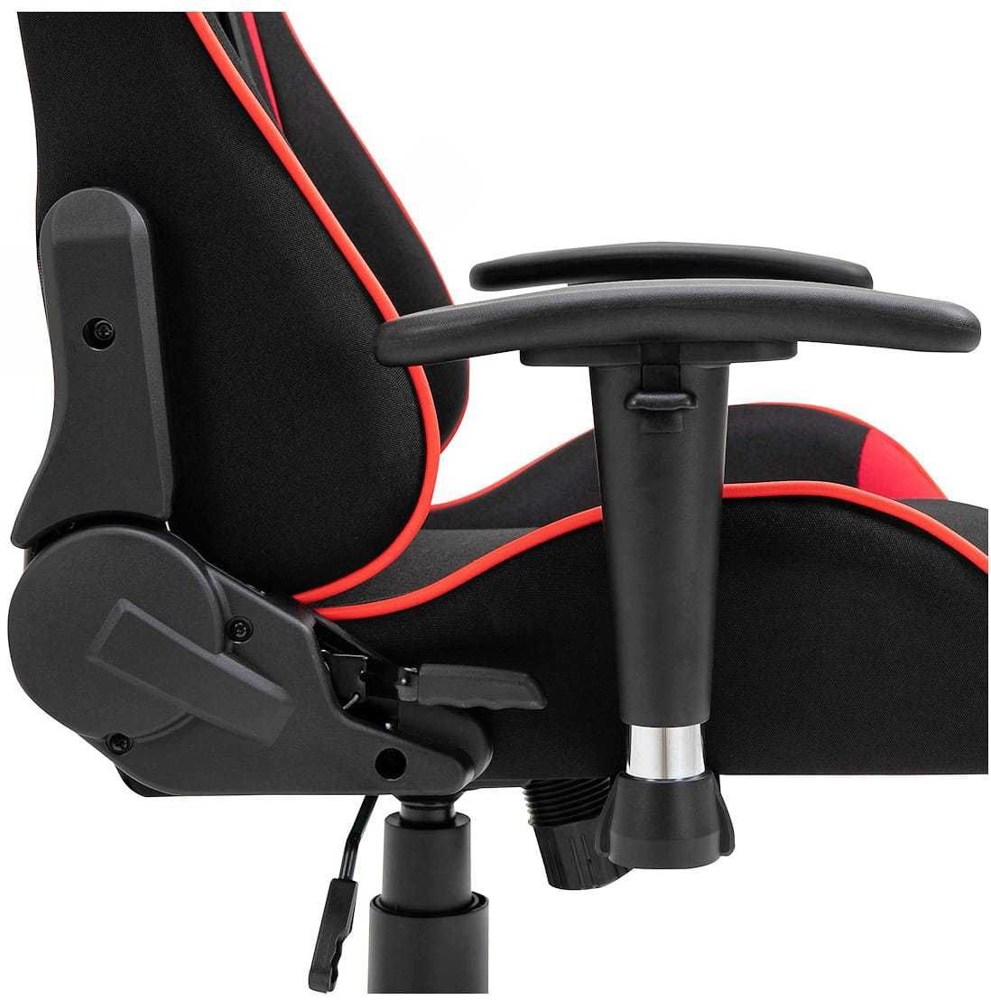 Fotel Gamingowy PlayMaker Black/Red Tkanina