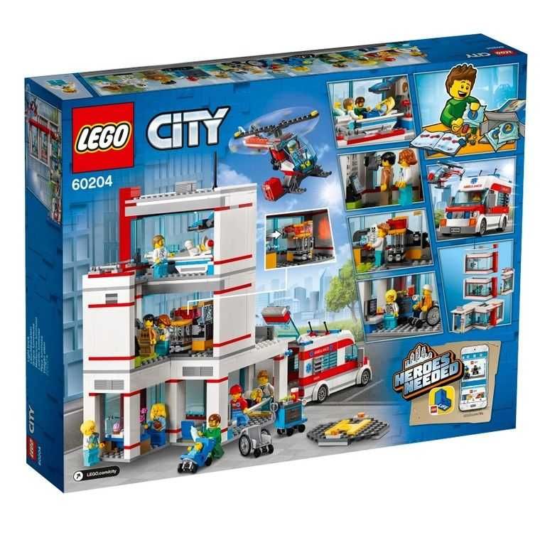 LEGO City Szpital 60204 klocki unikat noey oryginalny