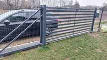 Brama przesuwna spawana 4m kolor antracyt