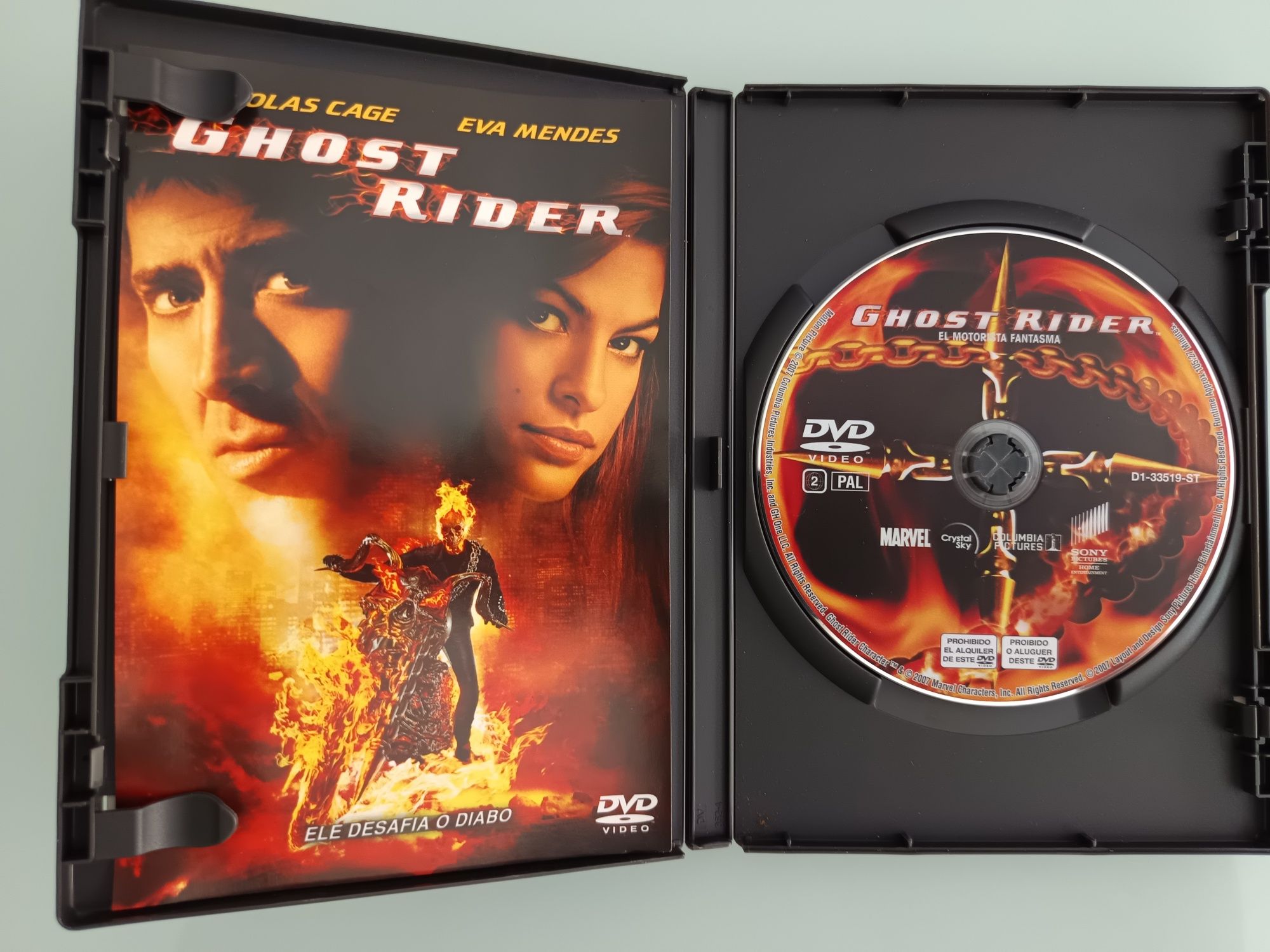 DVD ghost rider.