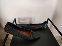 lekkie balerinki zara w szpic czarne 36 db stan