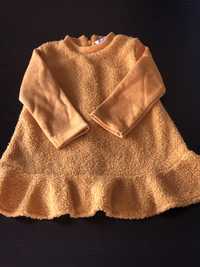 Vestido Inverno amarelo