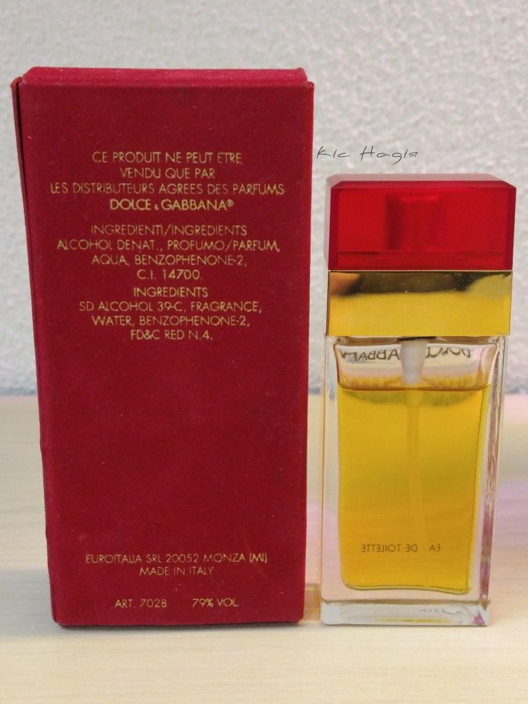 Dolce & Gabbana pour Femme, 21/25 ml - оригінал / вінтаж Euroitalia