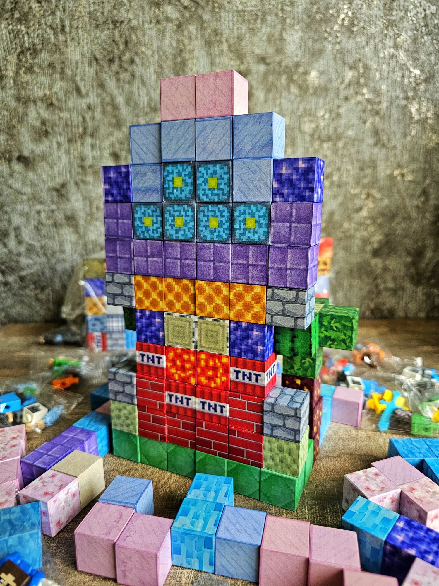 Minecraft кубики, магнітні блоки.  9 грн один.