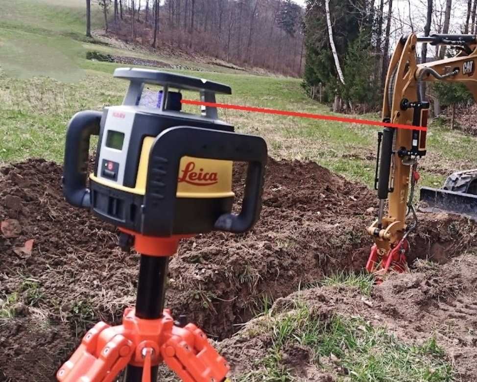 Ziemia kamień grys otoczak kliniec piaski laserowa niwelacja terenu