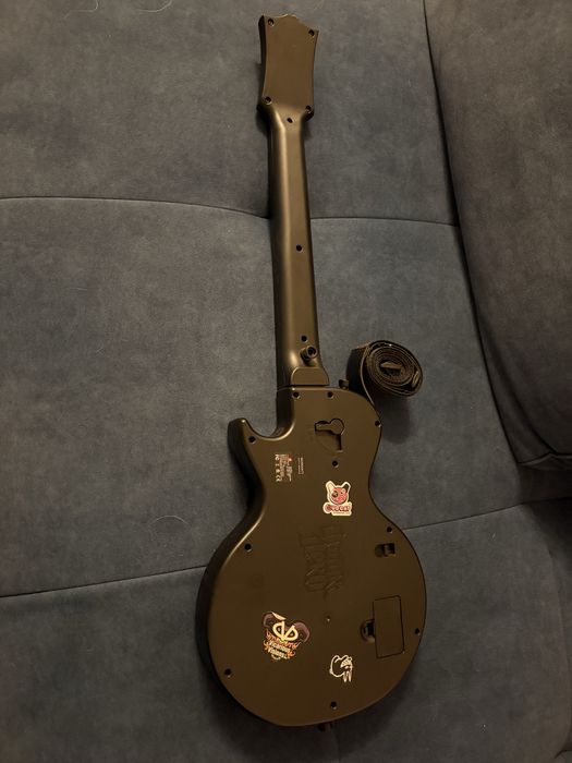 Gitara guitar hero xbox 360 gry rockband band hero beastles