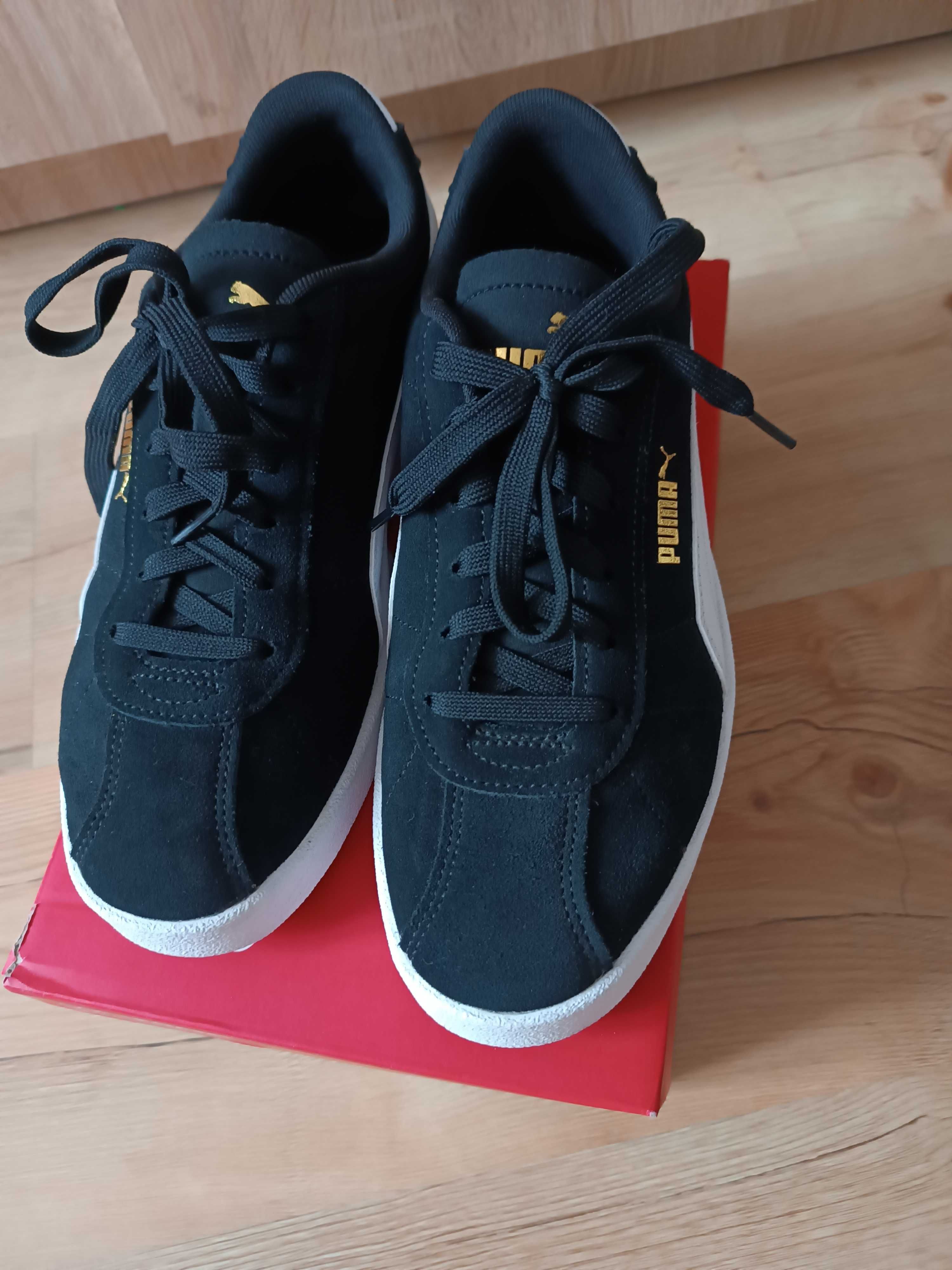 Czarne buty Puma club II damskie jak nowe
