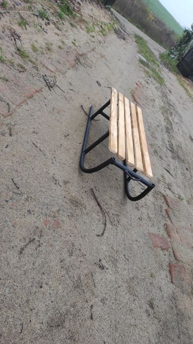 Sanki metalowe mocne Nowe spawane gratis sznurek