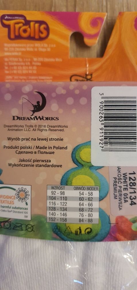 Rajstopy białe grube dla dziewczynki Gatta