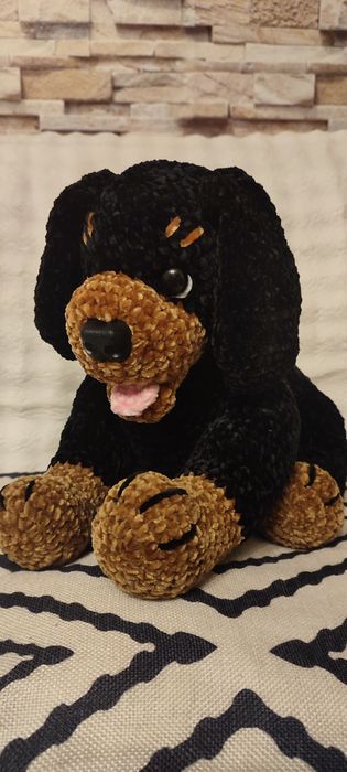 Piesek maskotka handmade