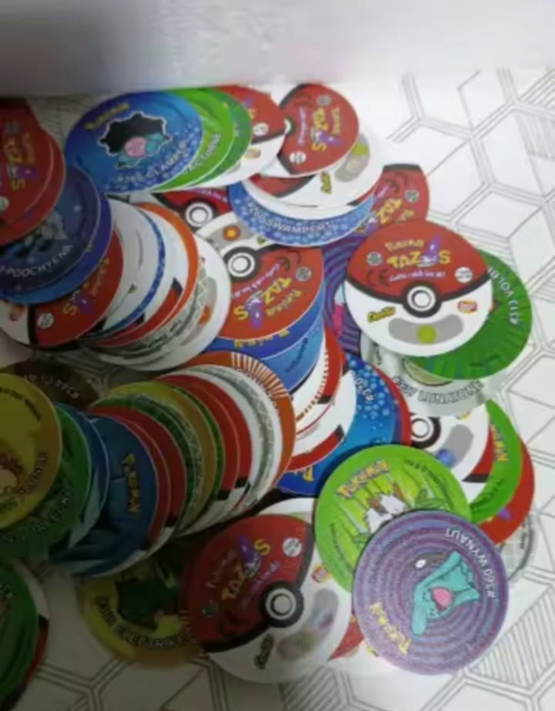 Pokemon Tazos Cała Kolekcja 160 sztuk. Nowa.