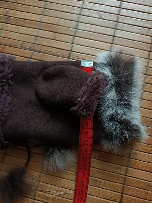 Утеплені безпальцеві рукавичка