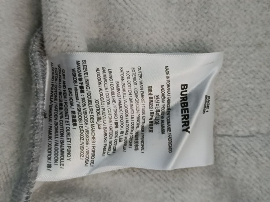Зіп-худі Burberry