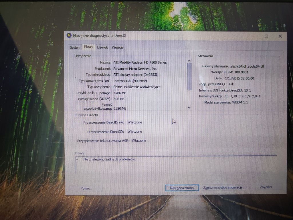 Dell Studio Laptop multimedialny dysk SSD