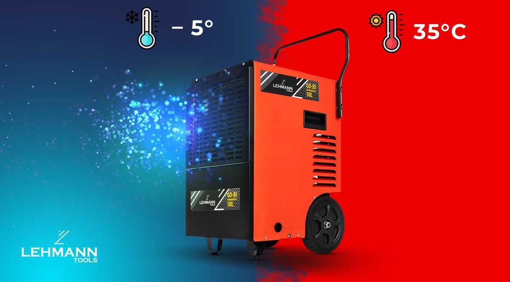 Osuszacz przemysłowy Lehmann Go-bi 50l pochłaniacz wilgoci dostępne