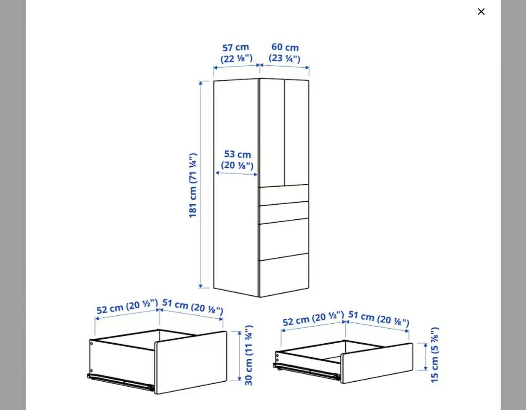 Ikea smastad  szafa dla dziecka