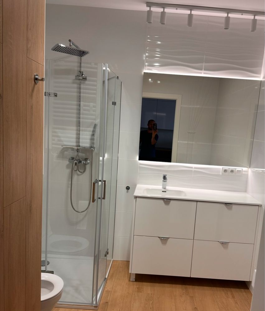 Umywalka z blatem lewa 120cm  Elite skappa