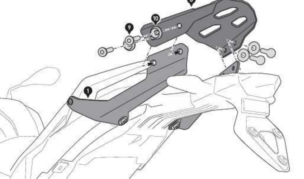 Suporte top case SW Motech para F 900 XR / R