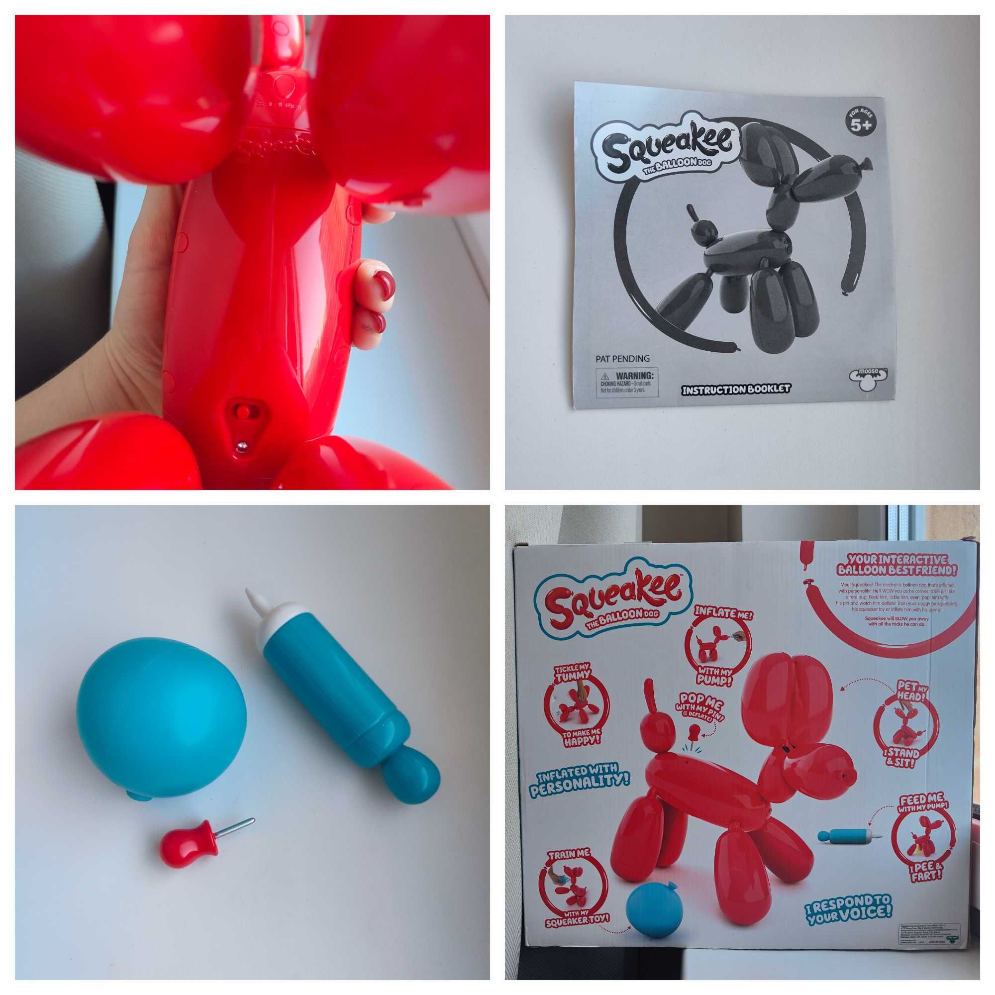 Собака робот Squeakee The Dog Balloon інтерактивна іграшка песик набір