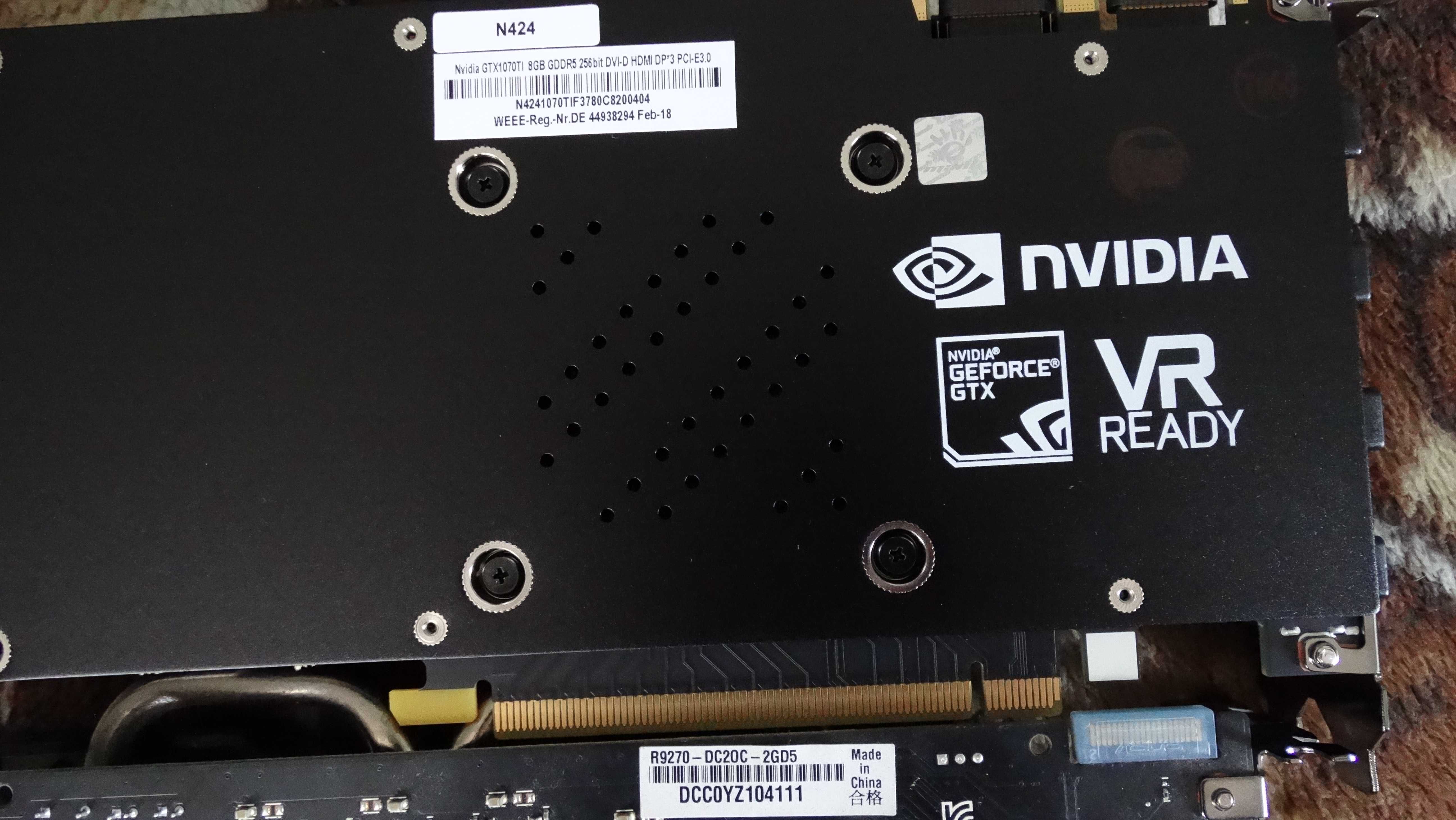 Відеокарта Nvidia GTX 1070ti
