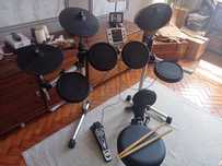 Bateria elétrica Millenium MPS-150 E-Drum Set com banco e baquetas