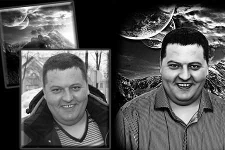 Ретуш на пам'ятник. Відновлення пошкодженого знімка.Фотошоп  вiд150грн