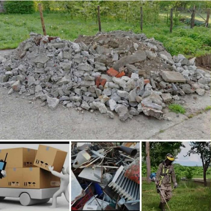 Faço todos  limpiezas de terrenos casas,etc...