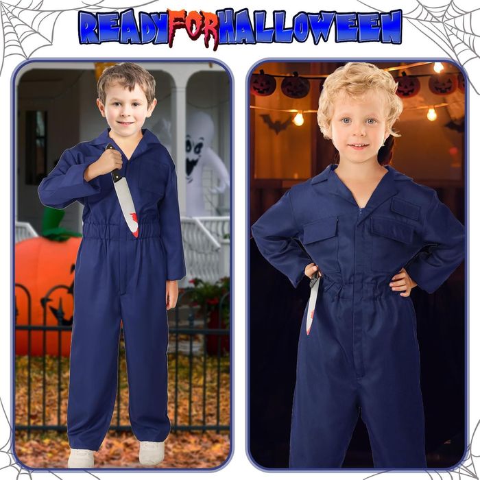 Dziecięcy kostium horrorowego bohatera z maską Rozmiar 6-9 Lat 8 Lat