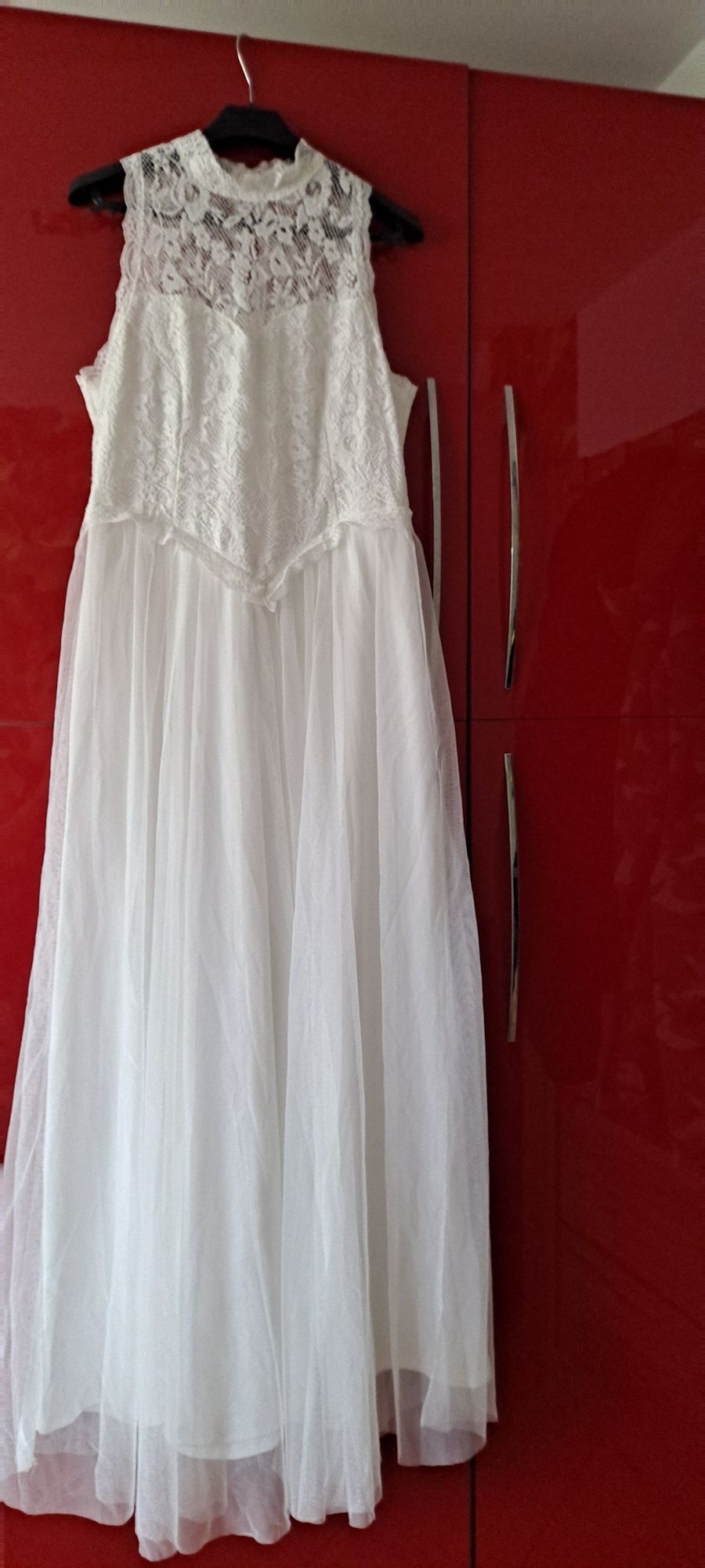 sukienka suknia ślubna wesele ślub przyjęcie bal 40 L 42 xl