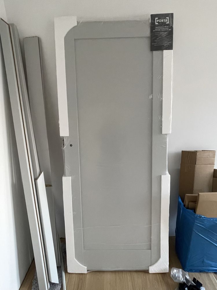 Drzwi Porta Grande szare 80 lewe - nowe
