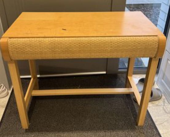 Kler Rattan prestige toaletka konsola z szufladą