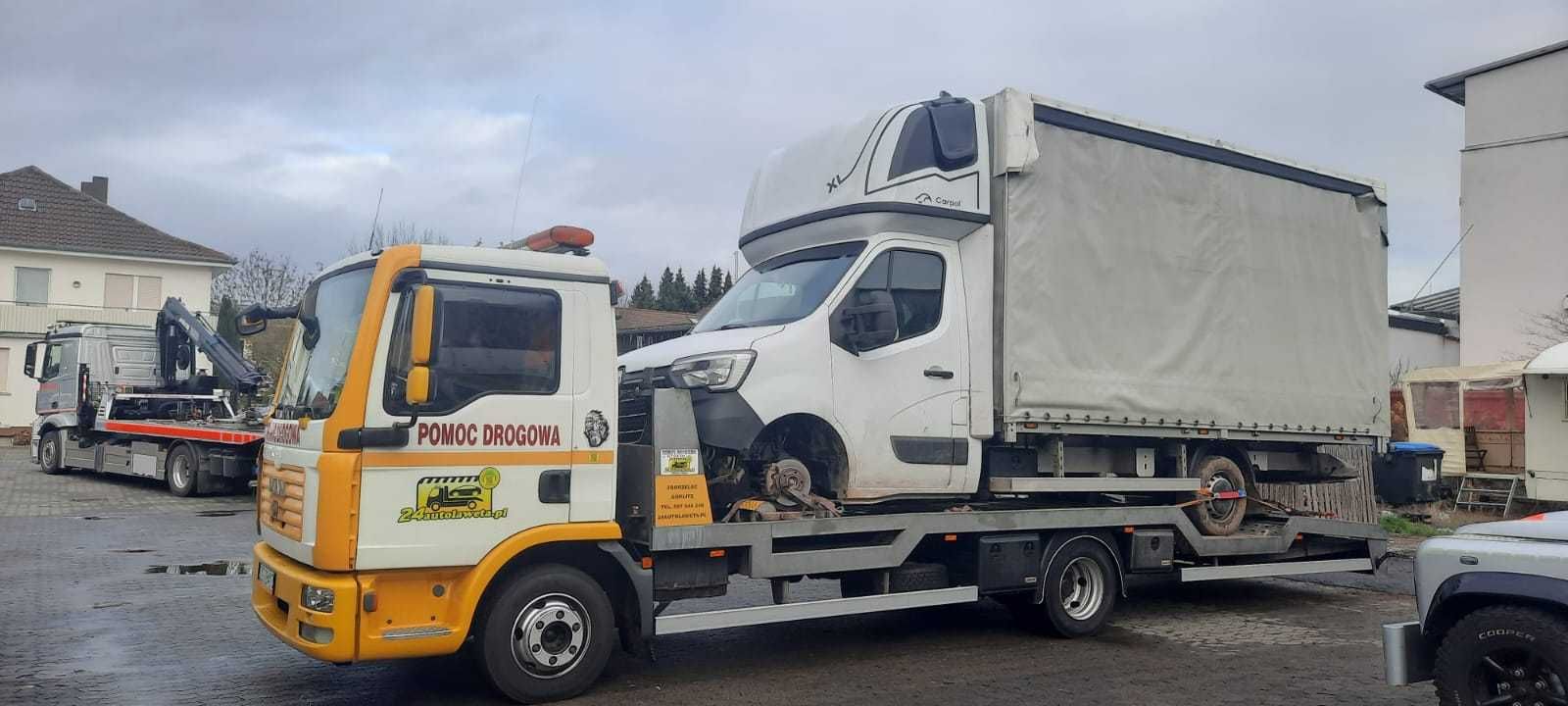 Pomoc Drogowa 24h, Autolaweta Holowanie do Polski, Laweta Zgorzelec