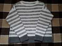 Modny sweter w paski XL j.Nowy