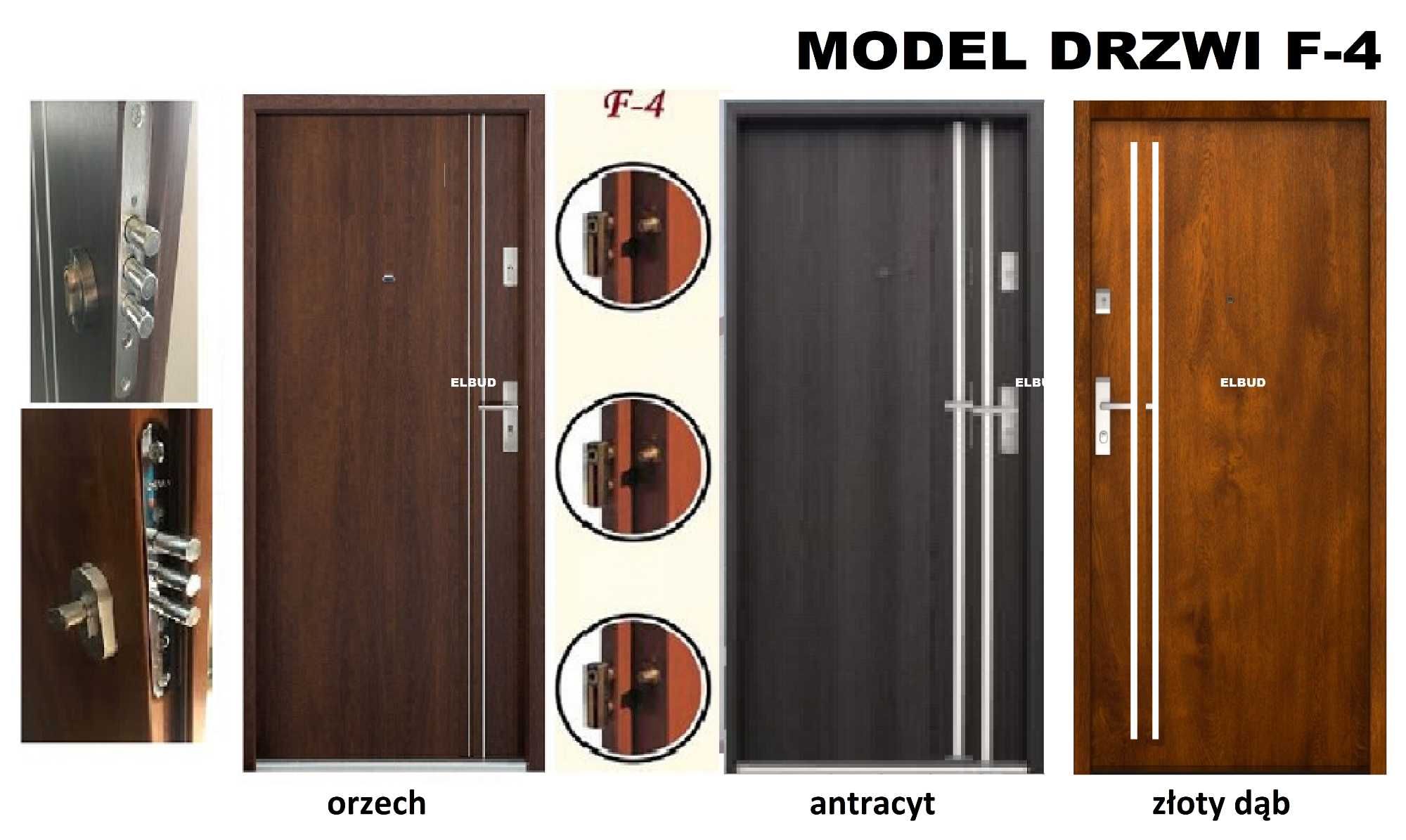Drzwi zewnętrzne -wejściowe montaż GRATIS drewniane i metalowe
