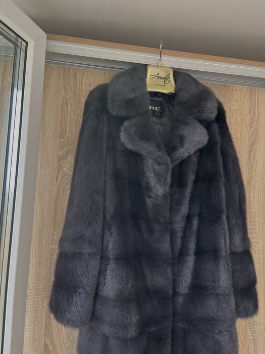 Роскошная, редкая модель! Норковая шуба с английским воротником!