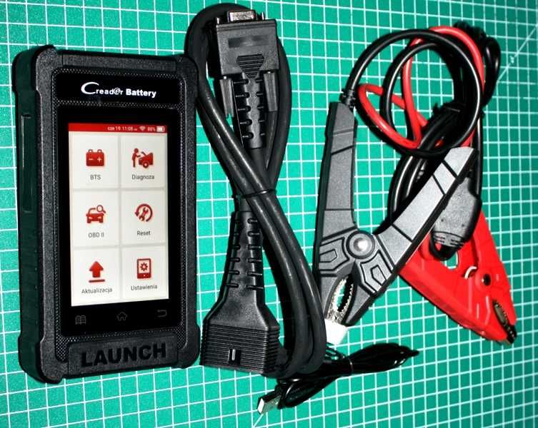 LAUNCH X431 CRB5001 tester diagnostyczny + akumul darmowe aktualizacje