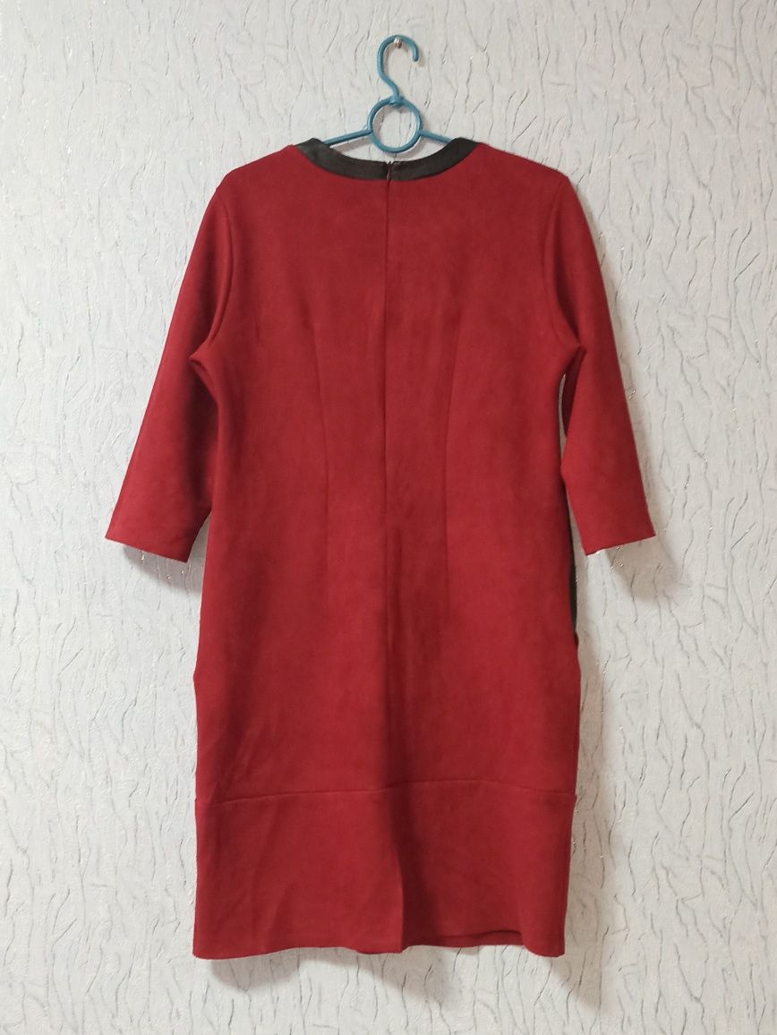 Бордова сукня / нова / плаття 50 розмір
