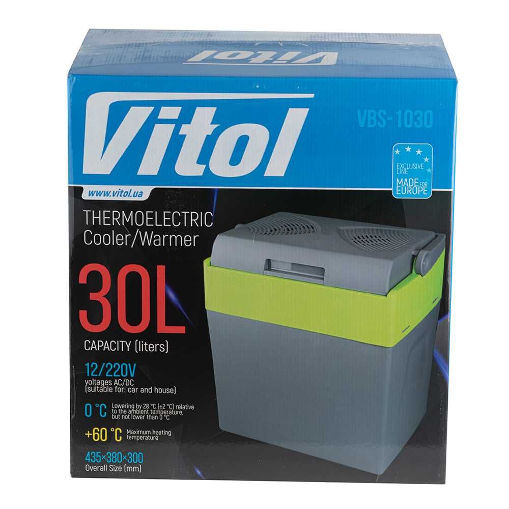 Холодильник термоелектричний Vitol 30 л VBS-1030 12V/220V 58W