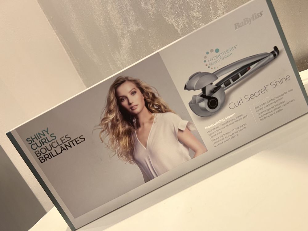 NOWA lokówka automatyczna do włosów Babyliss curl secret shine