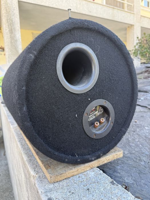 subwoofer + amplificador + colunas
