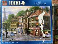 Puzzle King 1000 Uliczki Paryża