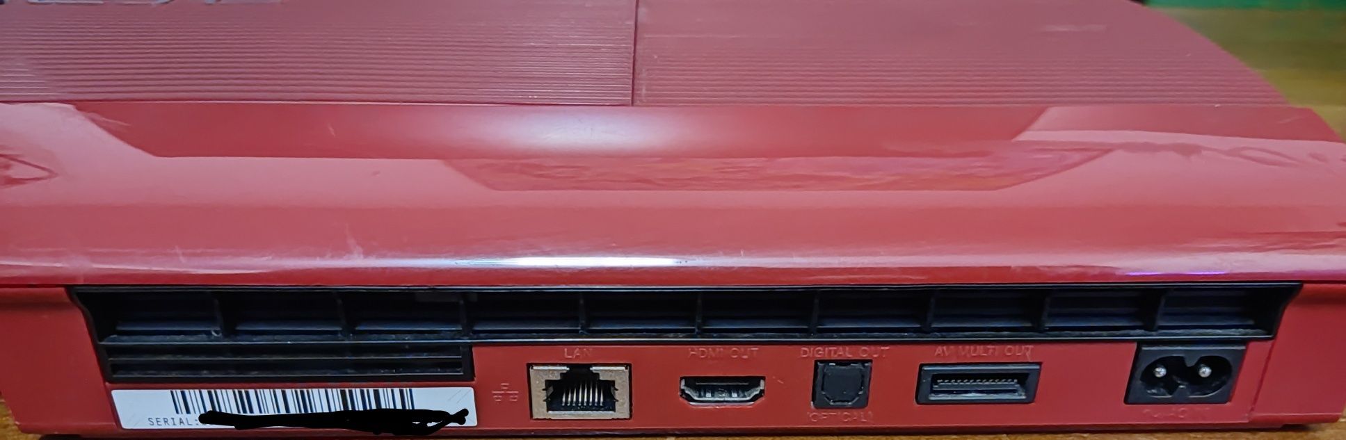 PS3 Slim vermelho 500GB